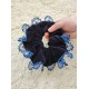 SCRUNCHIE ΓΙΑ ΤΑ ΜΑΛΛΙΑ ΒΕΛΟΥΔΟ ΜΕ ΤΑΝΤΕΛΑ ΠΛΕΚΤΗ ΜΕ ΤΟ ΒΕΛΟΝΑΚΙ