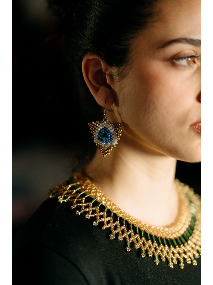 Χειροποίητα Σκουλαρίκια με Χάντρες