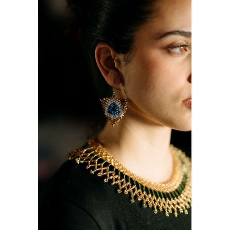 Χειροποίητα Σκουλαρίκια με Χάντρες