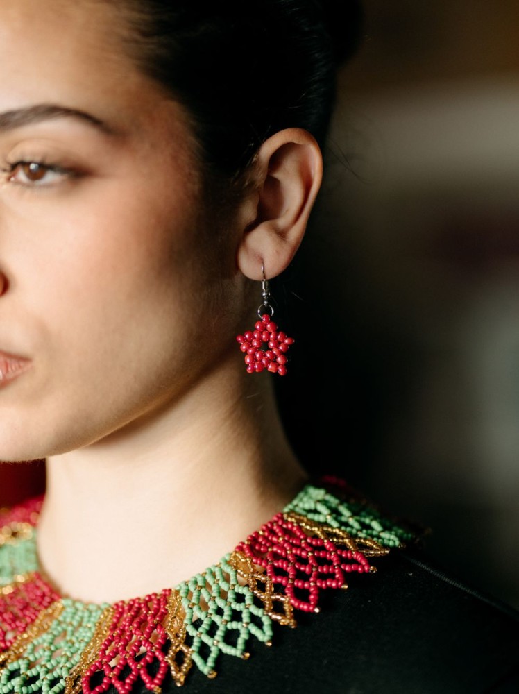 Χειροποίητο Κολιέ με Χάντρες