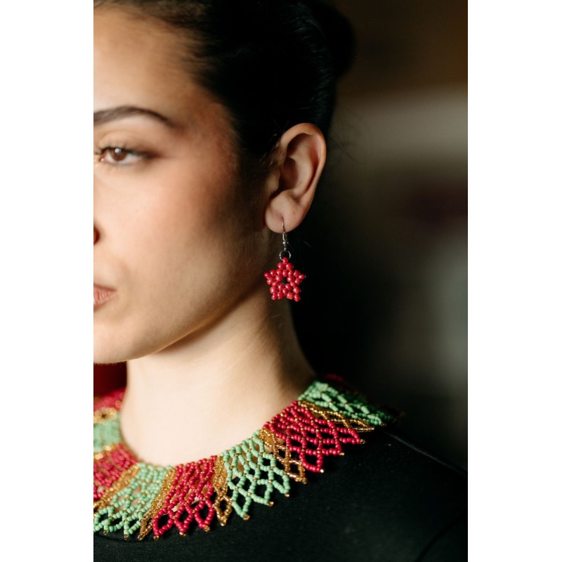 Χειροποίητο Κολιέ με Χάντρες