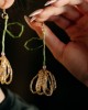 Χειροποίητα Κρεμαστά Σκουλαρίκια Λουλούδι