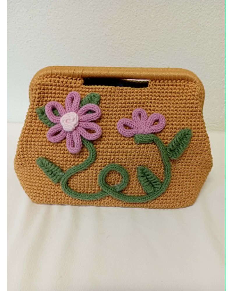 Floral Elegance Handle Bag