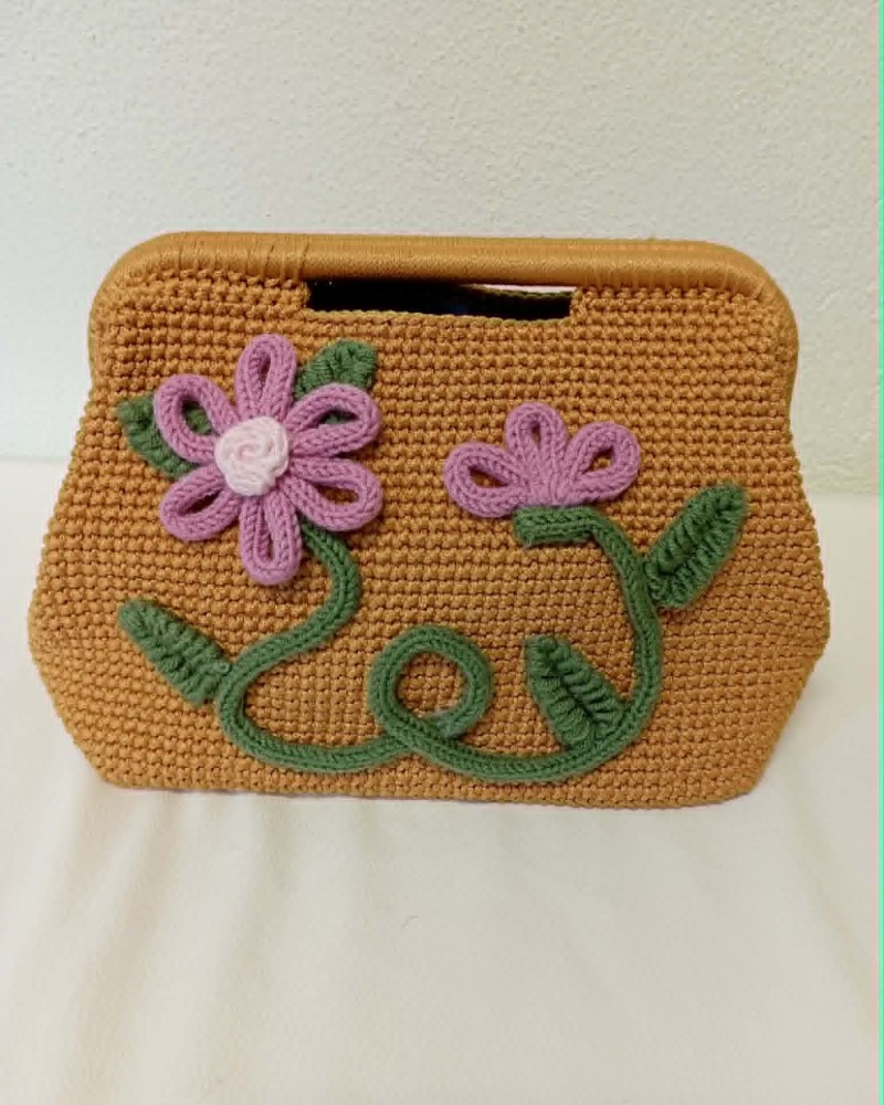 Floral Elegance Handle Bag