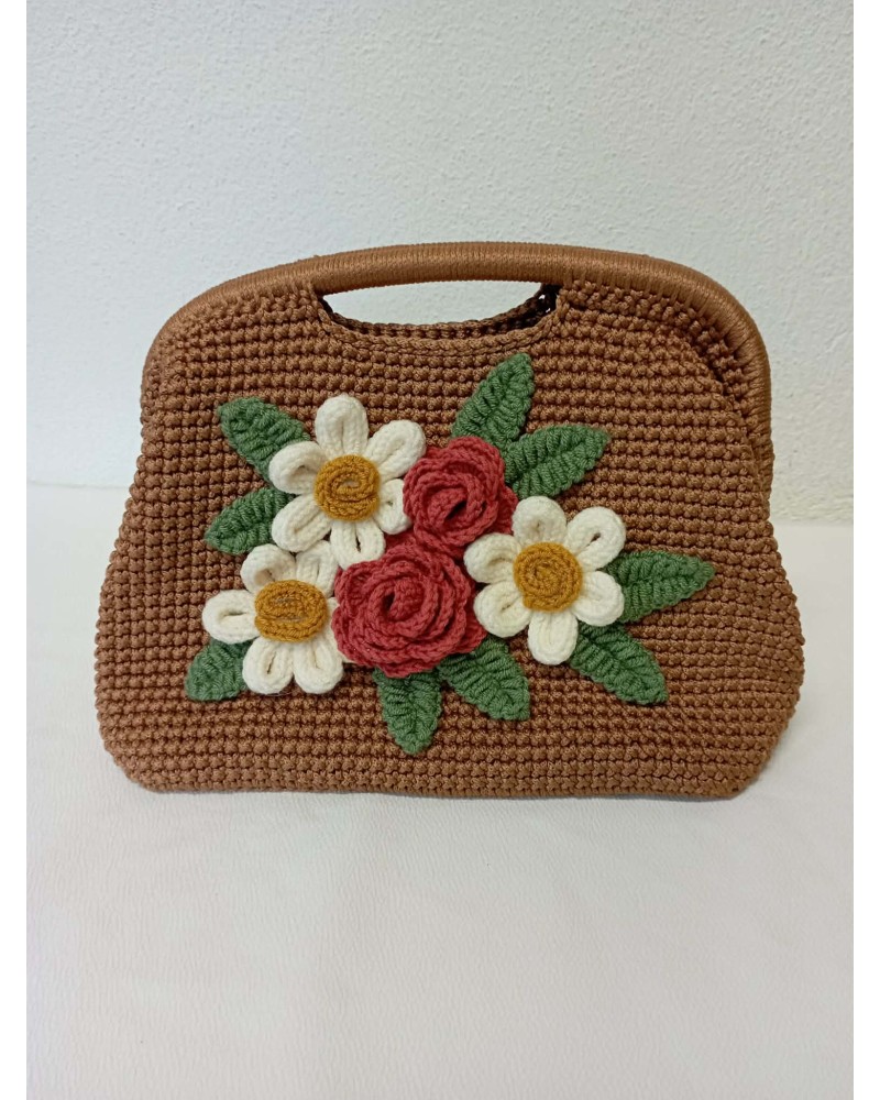 Floral Elegance Handle Bag