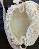 Bubbles White Bag Luxury Handmade