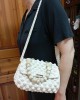 Bubbles White Bag Luxury Handmade