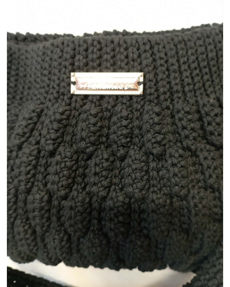 Bubbles Black Handmade Bag