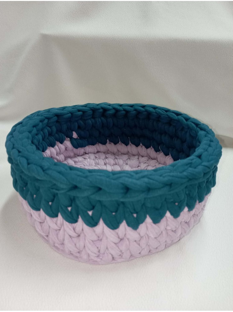 ΔΙΧΡΩΜΟ ΠΛΕΚΤΟ ΚΑΛΑΘΙ ΜΕ ΒΕΛΟΝΑΚΙ /ΕΠΙΛΟΓΗ ΧΡΩΜΑΤΩΝ ΚΑΤΟΠΙΝ ΕΠΙΚΟΙΝΩΝΙΑΣ