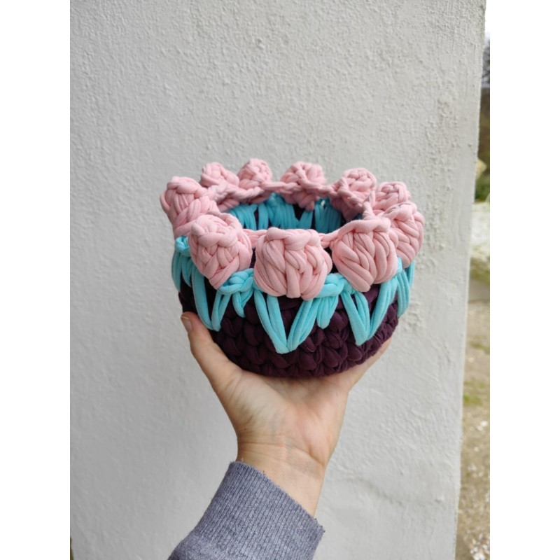 ΚΑΛΑΘΑΚΙ ΠΛΕΚΤΟ ΜΕ ΠΛΕΚΤΑ ΛΟΥΛΟΥΔΙΑ