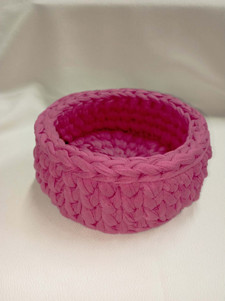 MONOCHROME KNITTED BASKET/CHOICE OF COLOR AFTER CONTACT