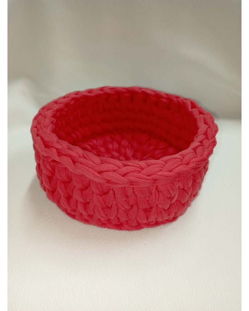 KNITTED BASKET, MONOCHROME